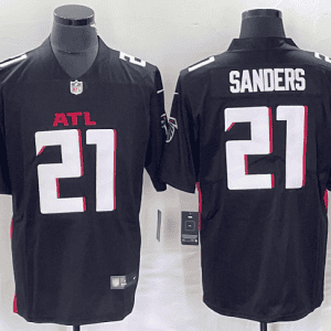 Atlanta Falcons #21 Deion Sanders Black Vapor Untouchable Limited Stitched Jersey