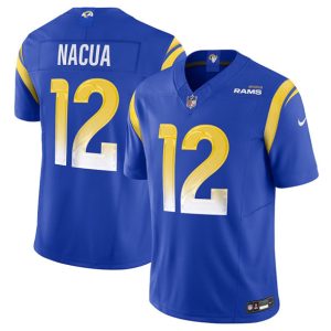 Los Angeles Rams #12 Puka Nacua Blue 2024 F.U.S.E. Vapor Untouchable Limited Stitched Jersey