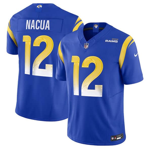 Los Angeles Rams #12 Puka Nacua Blue 2024 F.U.S.E. Vapor Untouchable Limited Stitched Jersey