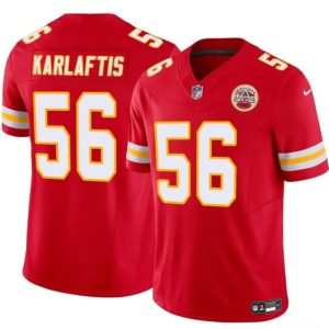 Kansas City Chiefs #56 George Karlaftis Red 2024 F.U.S.E Vapor Untouchable Limited Stitched Jersey