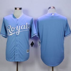Royals Blank Light Blue Alternate 1 New Cool Base Stitched Jersey