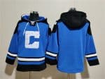 Indianapolis Colts Blank Blue Ageless Must-Have Lace-Up Pullover Hoodie