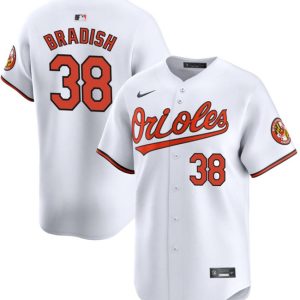 Baltimore Orioles #38 Kyle Bradish White 2024 Home Limited Cool BaseStitched Jersey