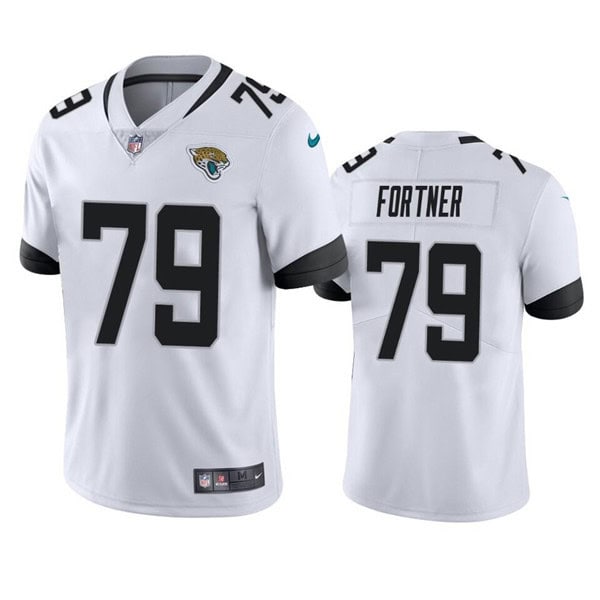 Jacksonville Jaguars #79 Luke Fortner White Vapor Untouchable Limited Stitched Jersey