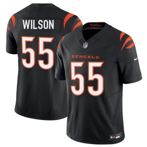 Cincinnati Bengals #55 Logan Wilson Black 2025 F.U.S.E. Vapor Untouchable Limited Stitched Jersey