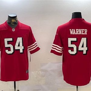 San Francisco 49ers #54 Fred Warner Red Vapor Untouchable Limited Stitched Jersey