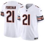 Chicago Bears #21 D'Onta Foreman White 2023 F.U.S.E. Vapor Stitched Jersey