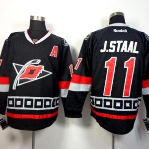Hurricanes #11 Jordan Staal Black Third Stitched Jersey