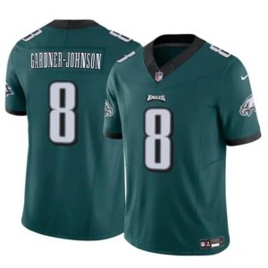 Philadelphia Eagles #8 Chauncey Gardner-Johnson Green 2024 F.U.S.E Vapor Untouchable Limited Stitched Jersey