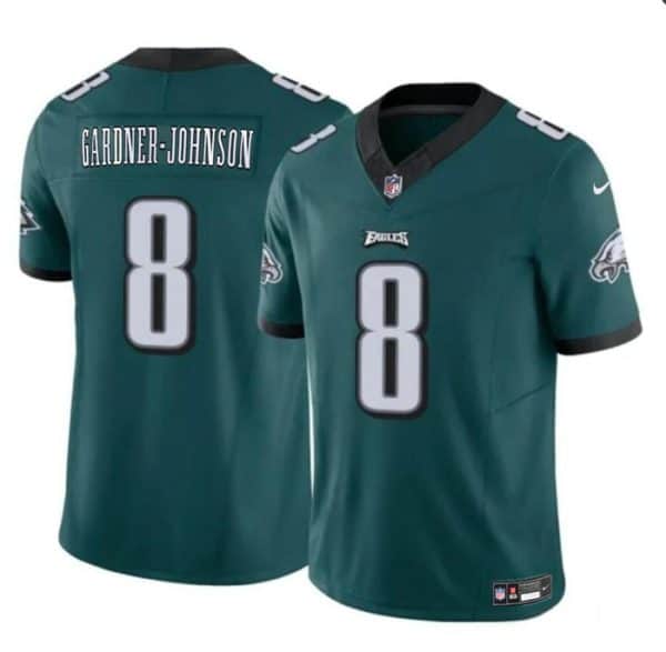 Philadelphia Eagles #8 Chauncey Gardner-Johnson Green 2024 F.U.S.E Vapor Untouchable Limited Stitched Jersey