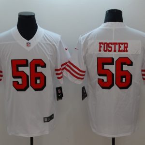 San Francisco 49ers #56 Reuben Foster White Untouchable Limited Stitched Jersey