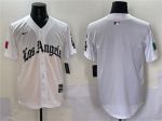 Los Angeles Dodgers Blank White Mexico 2025 LA Gothic Style With Fernando Patch Vapor Premier Limited Stitched Jersey