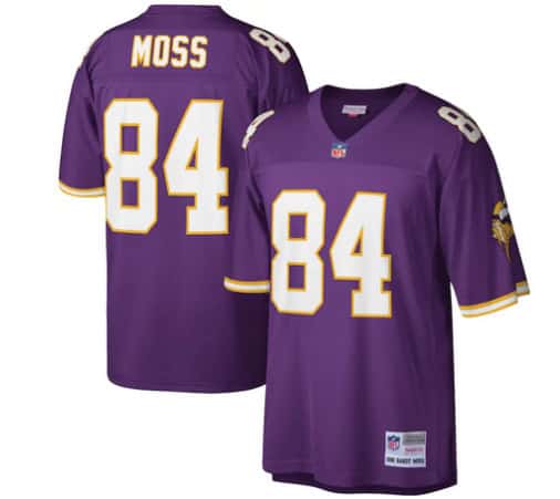 Minnesota Vikings #84 Randy Moss Purple Stitched Jersey