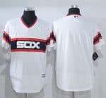 White Sox Blank White New Cool Base Alternate Home Stitched Jersey