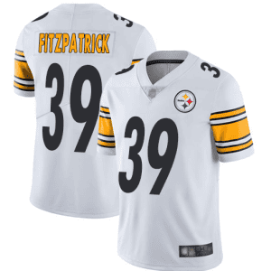 Pittsburgh Steelers #39 Minkah Fitzpatrick White Vapor Untouchable Limited Stitched Jersey.