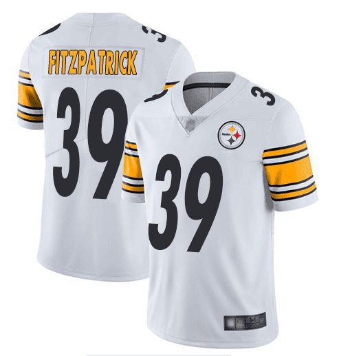Pittsburgh Steelers #39 Minkah Fitzpatrick White Vapor Untouchable Limited Stitched Jersey.