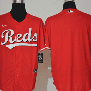 Cincinnati Reds Custom Red Cool Base Stitched Jersey