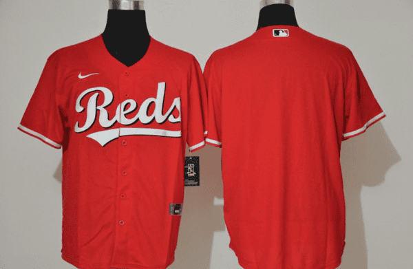 Cincinnati Reds Custom Red Cool Base Stitched Jersey
