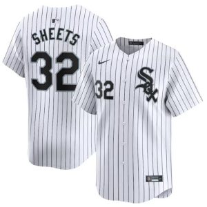 Chicago White Sox #32 Gavin Sheets White 2024 Home Limited Stitched Jersey