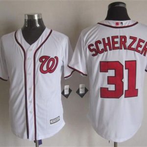 Nationals #34 Bryce Harper White New Cool Base Stitched Jersey