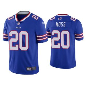 Buffalo Bills #20 Zack Moss Blue Vapor Untouchable Limited Stitched Jersey