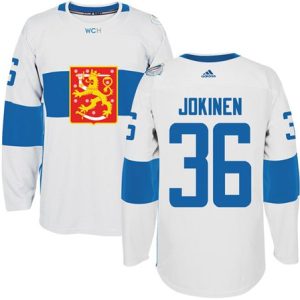 Team Finland #36 Jussi Jokinen White 2016 World Cup Stitched Jersey