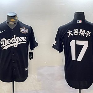 Los Angeles Dodgers #17 ´ó¹ÈÏèÆ½ Black 2024 World Series Cool Base Stitched Jersey