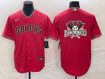 Arizona Diamondbacks Red Team Big Logo Cool Base Stitched Jersey
