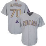 Chicago Cubs #70 Joe Maddon World Series Champions Gold Program Cool Base Stitched Jersey