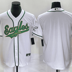 Philadelphia Eagles Blank White Gold Cool Base Stitched Jersey