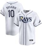 Tampa Bay Rays #10 Amed Rosario White Home Limited Stitched Jersey