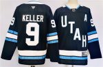 Utah Club #9 Clayton Keller Navy Stitched Jersey
