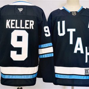 Utah Club #9 Clayton Keller Navy Stitched Jersey