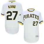 Pirates #27 Jung-Ho Kang White Flexbase Authentic Collection Cooperstown Stitched Jersey