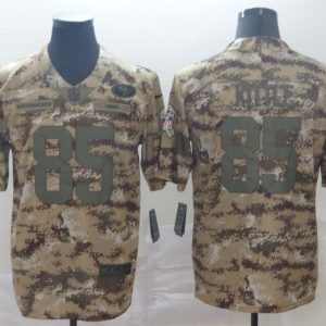 San Francisco 49ers #85 George Kittle Camo Salute To Service Limited Stitched Jersey