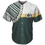 Green Bay Packers Green Baseball Jersey