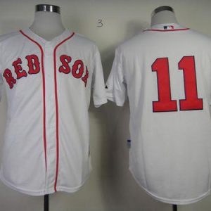 Red Sox #11 Clay Buchholz White Cool Base Stitched Jersey