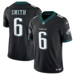 Philadelphia Eagles #6 DeVonta Smith Black 2024 New F.U.S.E. Vapor Untouchable Limited Jersey