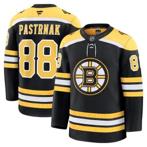 Boston Bruins #88 David Pastrnak Black 2024-25 Home Stitched Jersey