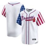 Atlanta Braves Blank White 2024 Independence Day Vapor Limited Stitched Jersey