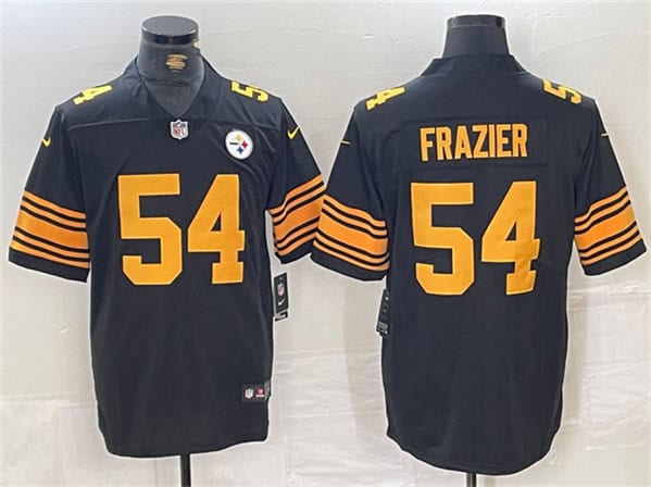 Pittsburgh Steelers #54 Zach Frazier Black Color Rush Untouchable Limited Stitched Jersey