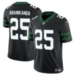 New York Jets #25 Israel Abanikanda Black 2023 F.U.S.E Vapor Untouchable Limited Stitched Jersey