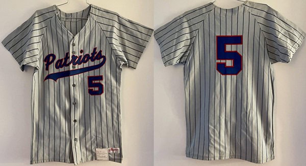 Vintage Somerset Patriots Custom Gray Stitched Jersey