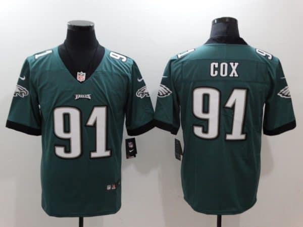 Philadelphia Eagles #91 Fletcher Cox Green Vapor Untouchable Limited Stitched Jersey
