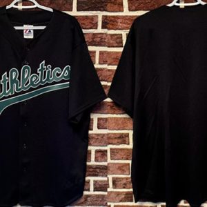 Oakland Athletics Blank Black Stitched Jersey