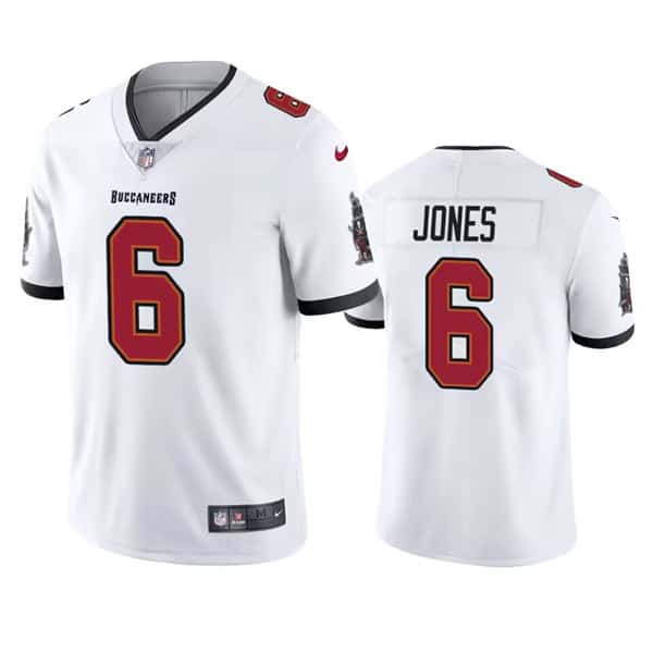 Tampa Bay Buccaneers #6 Julio Jones White Vapor Untouchable Limited Stitched Jersey