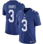 New York Giants #3 Deonte Banks Blue Vapor Untouchable Limited Stitched Jersey