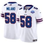 Buffalo Bills #58 Matt Milano White 2025 F.U.S.E. With Farewell Patch Vapor Untouchable Limited Stitched Jersey