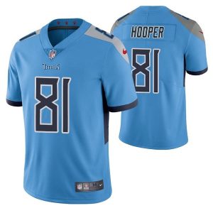 Tennessee Titans #81 Austin Hooper Blue Vapor Untouchable Stitched Jersey
