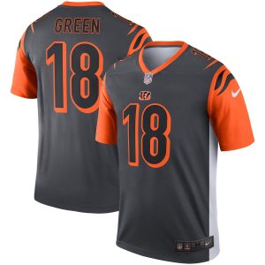 Cincinnati Bengals A.J. Green Nike Silver Inverted Legend Jersey